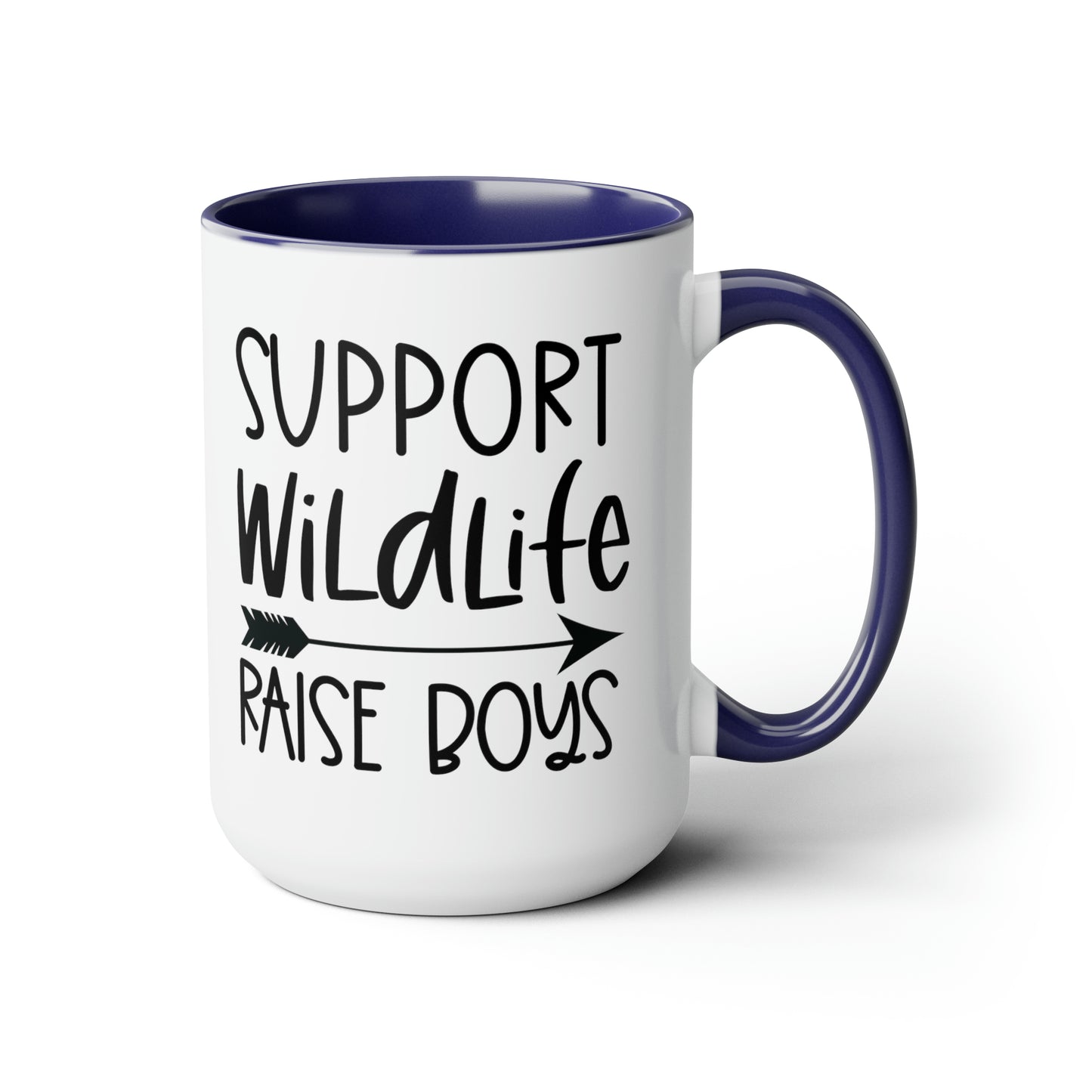 Support Wildlife Raise Boys Mug