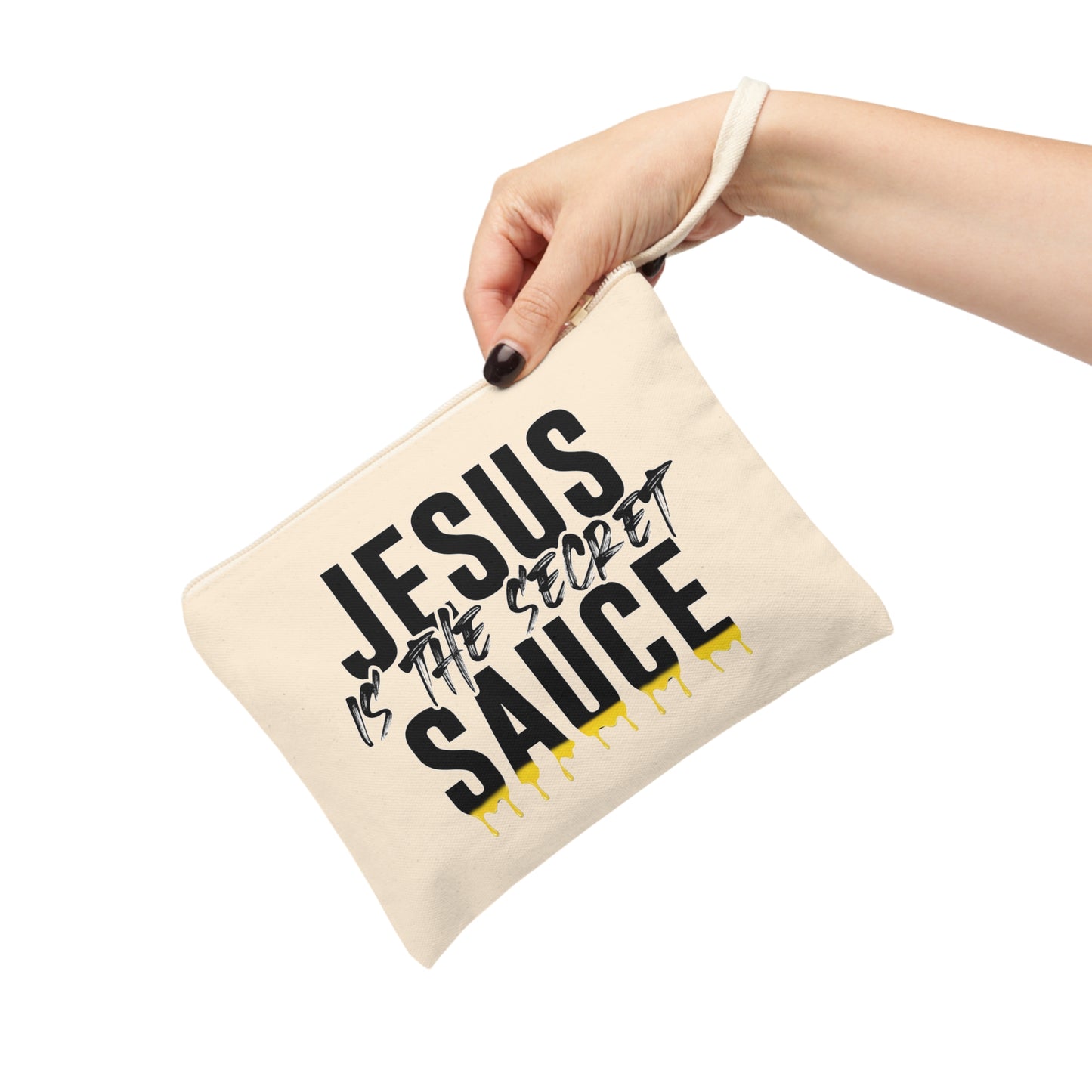 Jesus Is the Secret Sauce Accessory Zipper Pouch