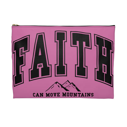 Faith Can Move Mountains Accessory Pouch