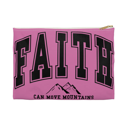 Faith Can Move Mountains Accessory Pouch