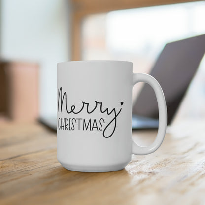 Minimalist Christmas Mug, Merry Christmas Coffee Mug, Simple Christmas Coffee Cup, Christmas Movie Mug, Christmas Season, Christmas Rainbow