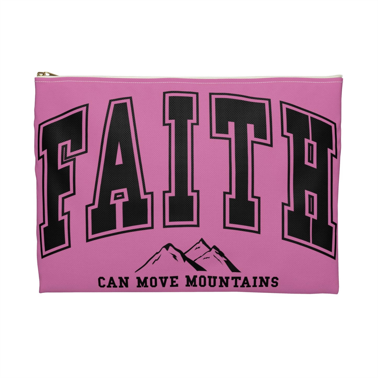 Faith Can Move Mountains Accessory Pouch