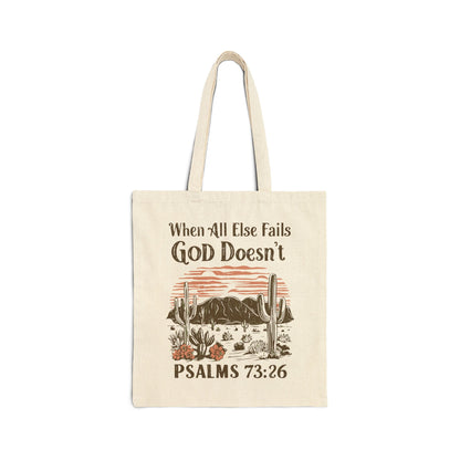 When All Else Fails God Doesn’t Tote Bag