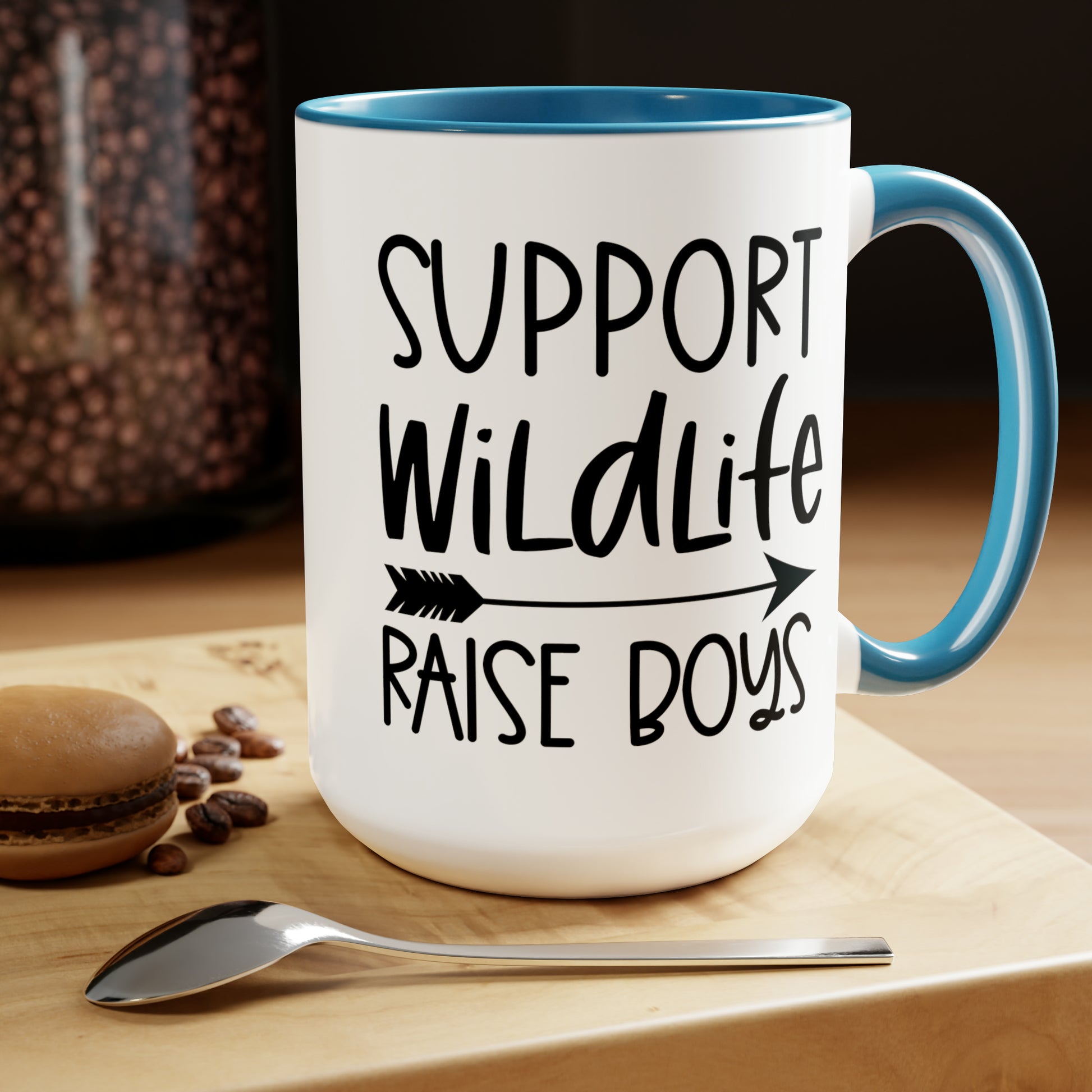 Support Wildlife Raise Boys Mug