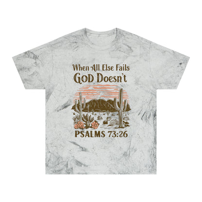 Comfort Colors Color Blast Psalm 73 26 T-Shirt