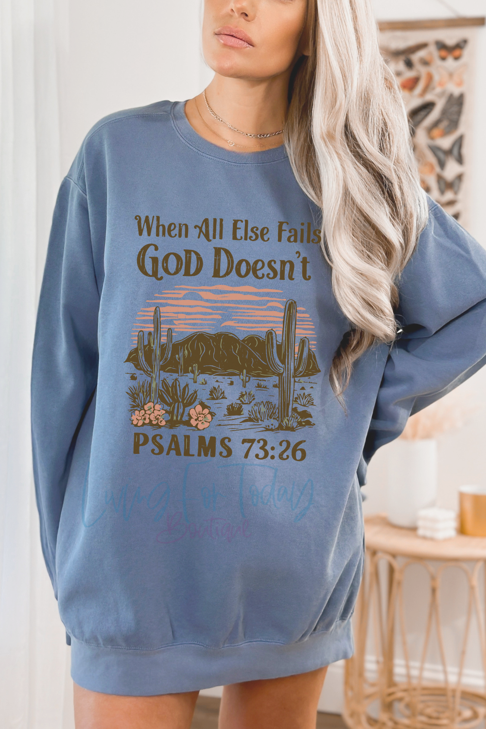 Comfort Color Psalm 73 Sweatshirt