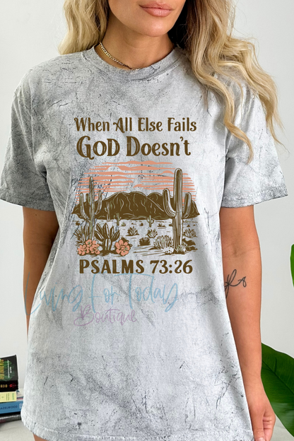 Comfort Colors Color Blast Psalm 73 26 T-Shirt