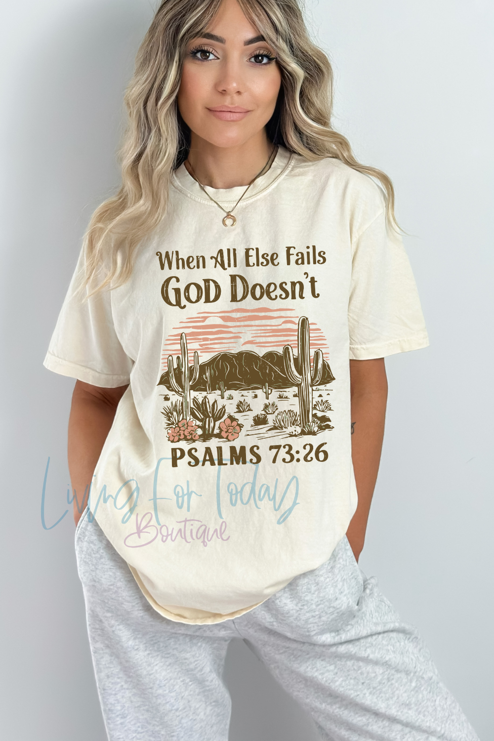 Comfort Color When All Else Fails God Doesn’t TShirt