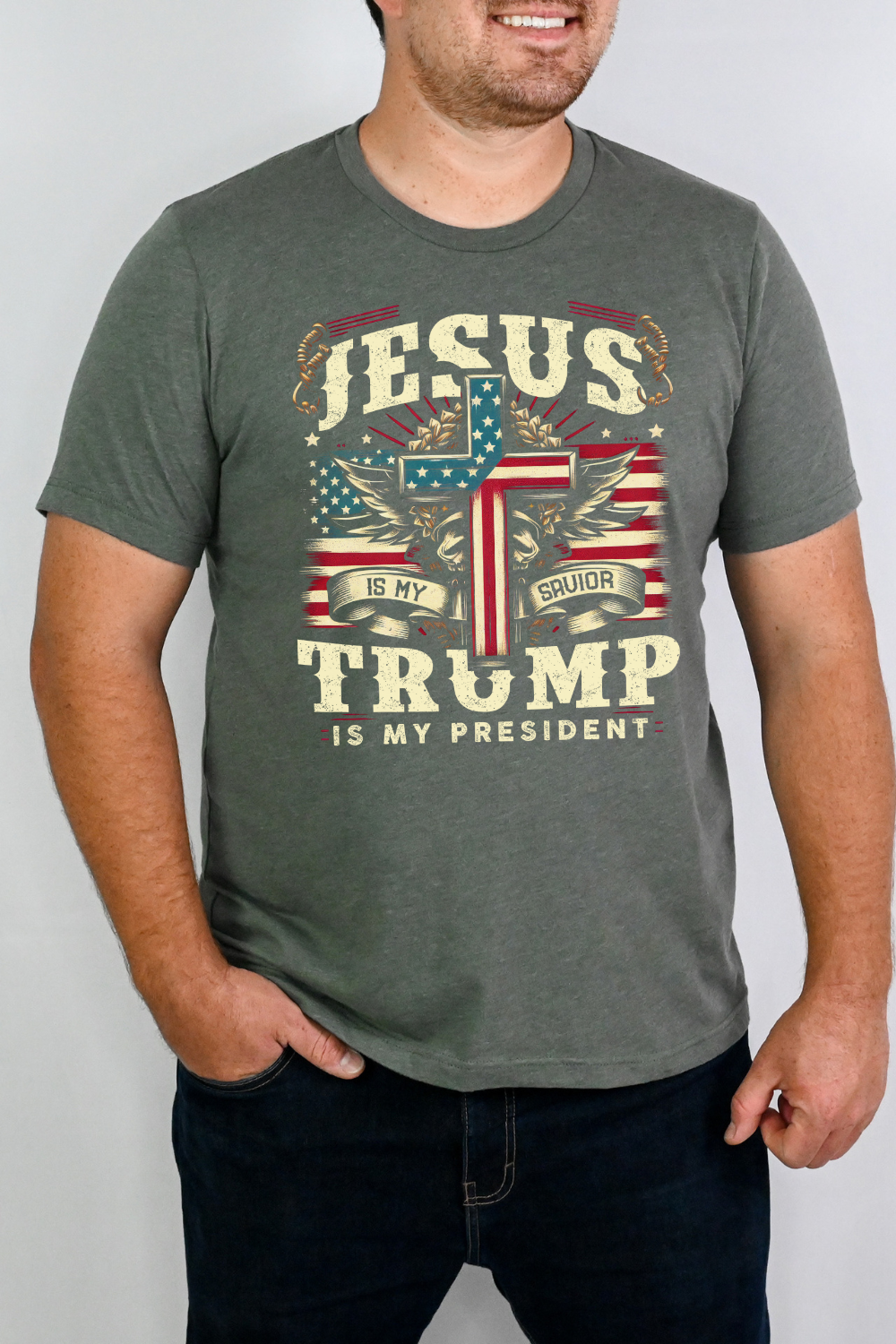 Jesus is My Savior Trump is My President Tshirt