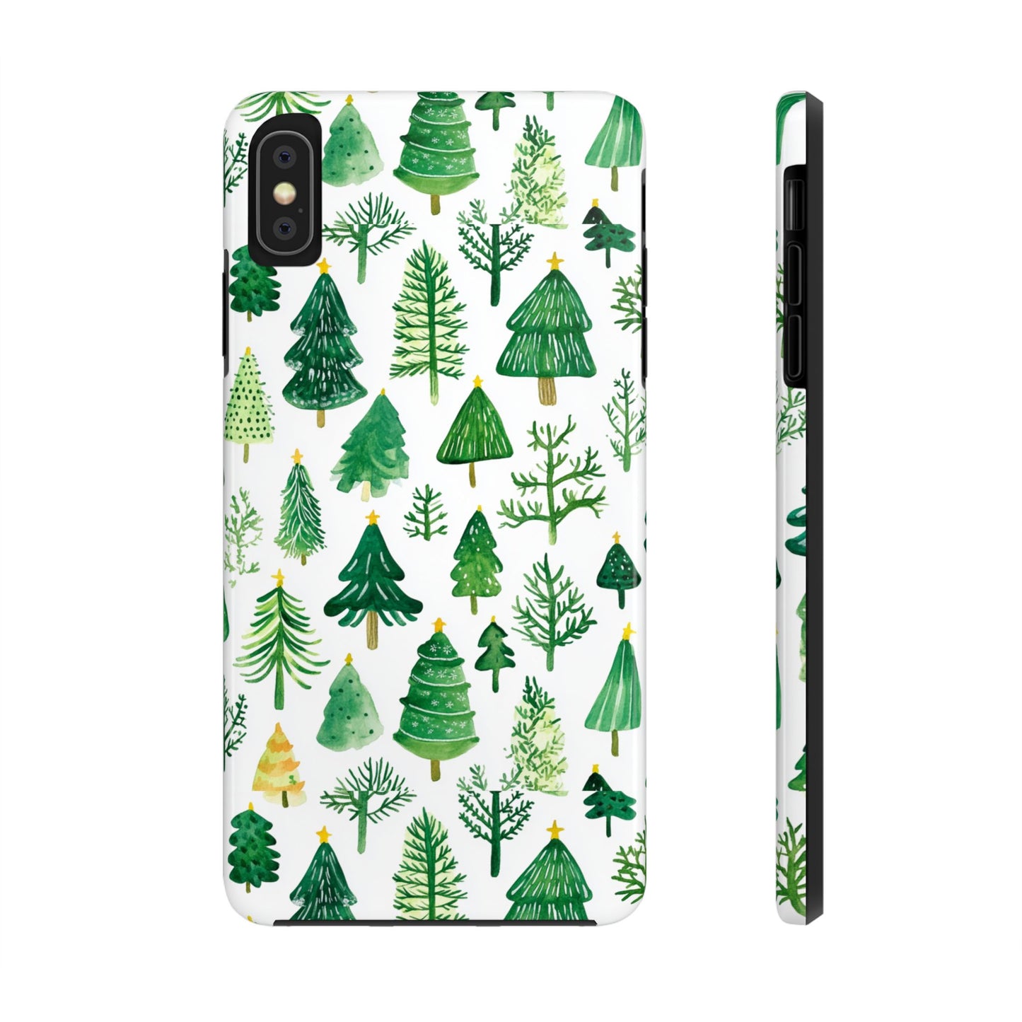 Christmas Trees Tough Phone Cases