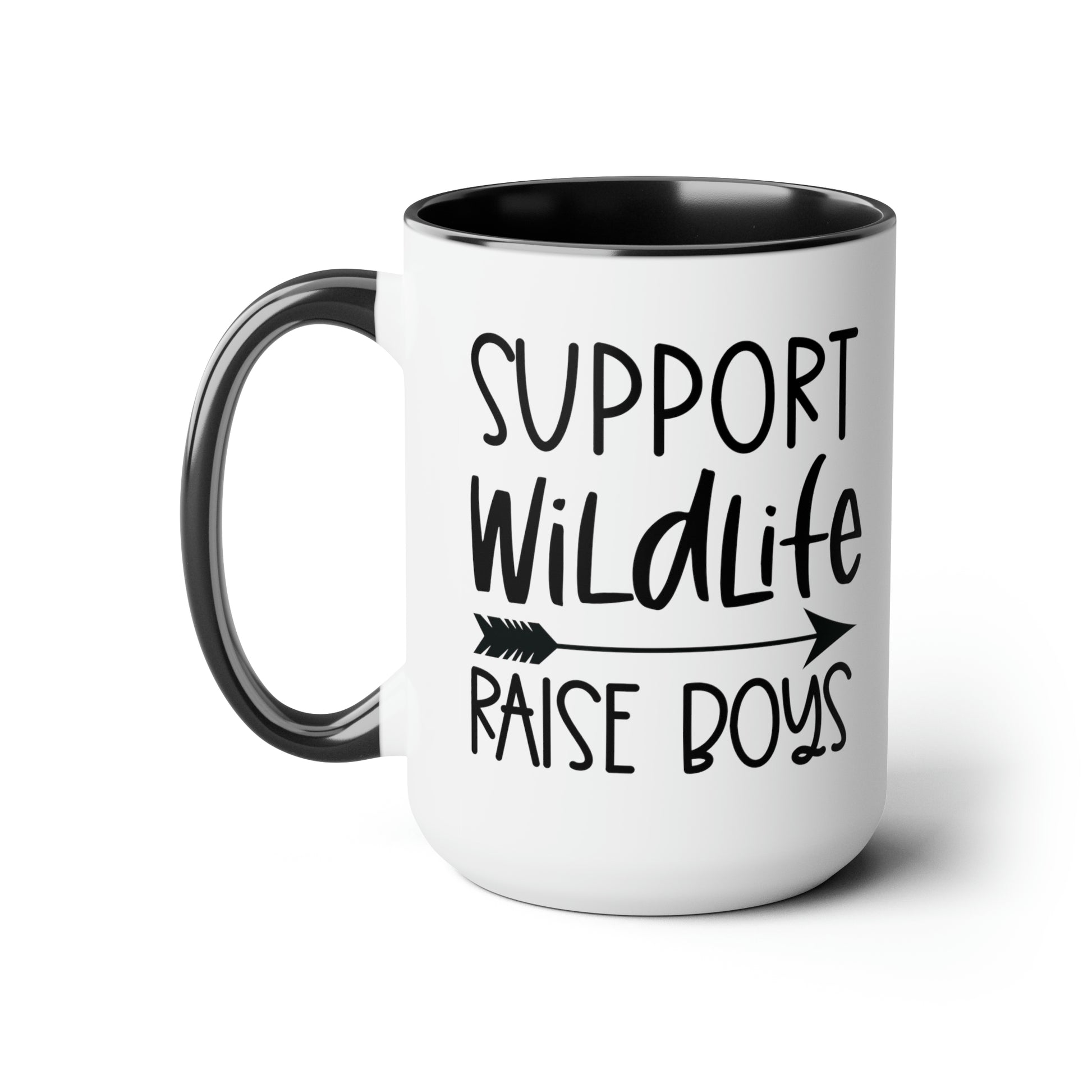 Support Wildlife Raise Boys Mug