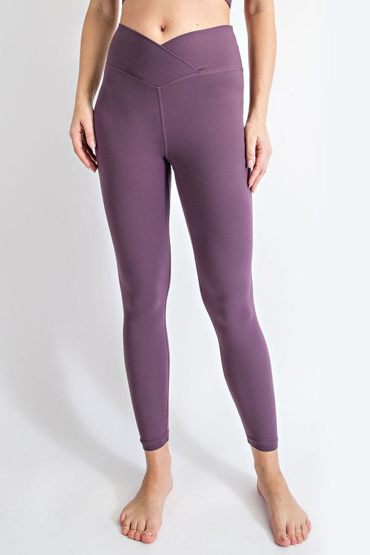 PLUS SIZE V WAIST FULL LENGTH LEGGINGS