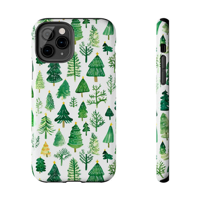 Christmas Trees Tough Phone Cases