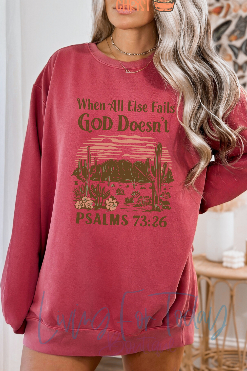 Comfort Color Psalm 73 Sweatshirt