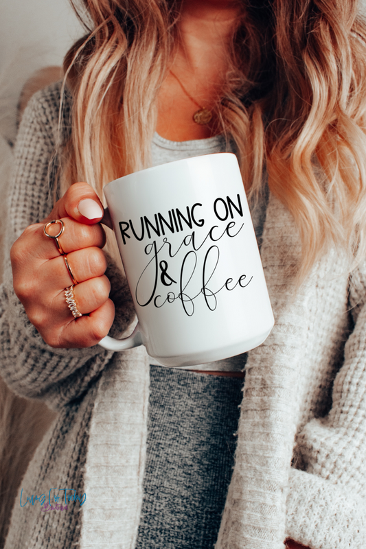Running on Grace and Coffee Mug