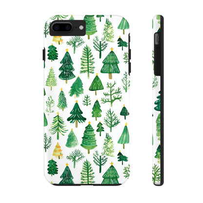 Christmas Trees Tough Phone Cases