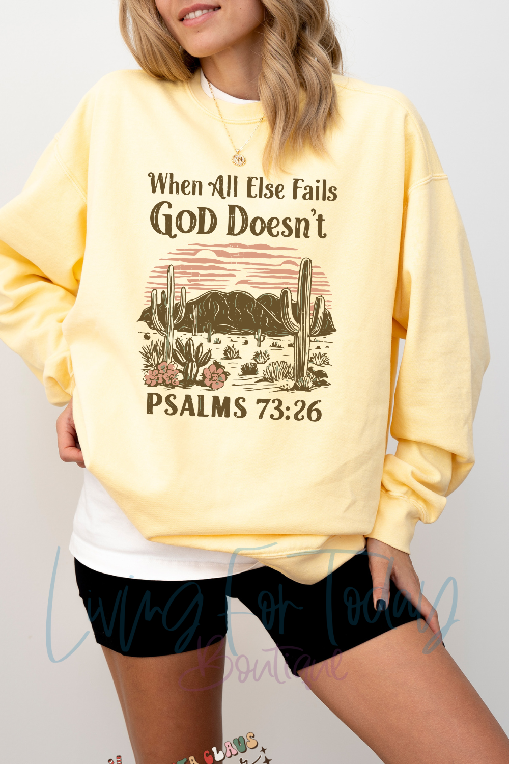 Comfort Color Psalm 73 Sweatshirt