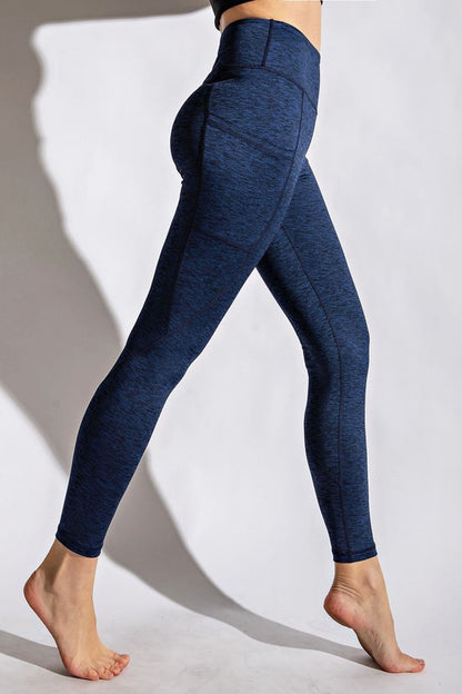 TWO TONE FULL LENGTH YOGA LEGGINGS