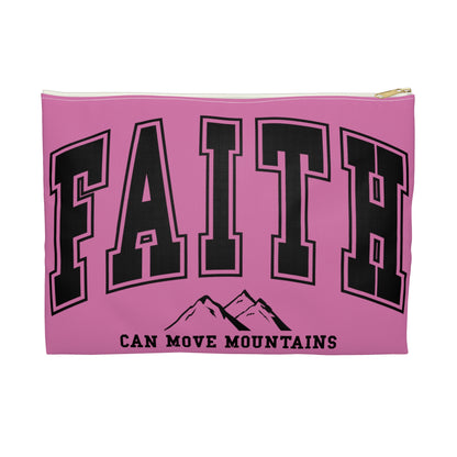 Faith Can Move Mountains Accessory Pouch