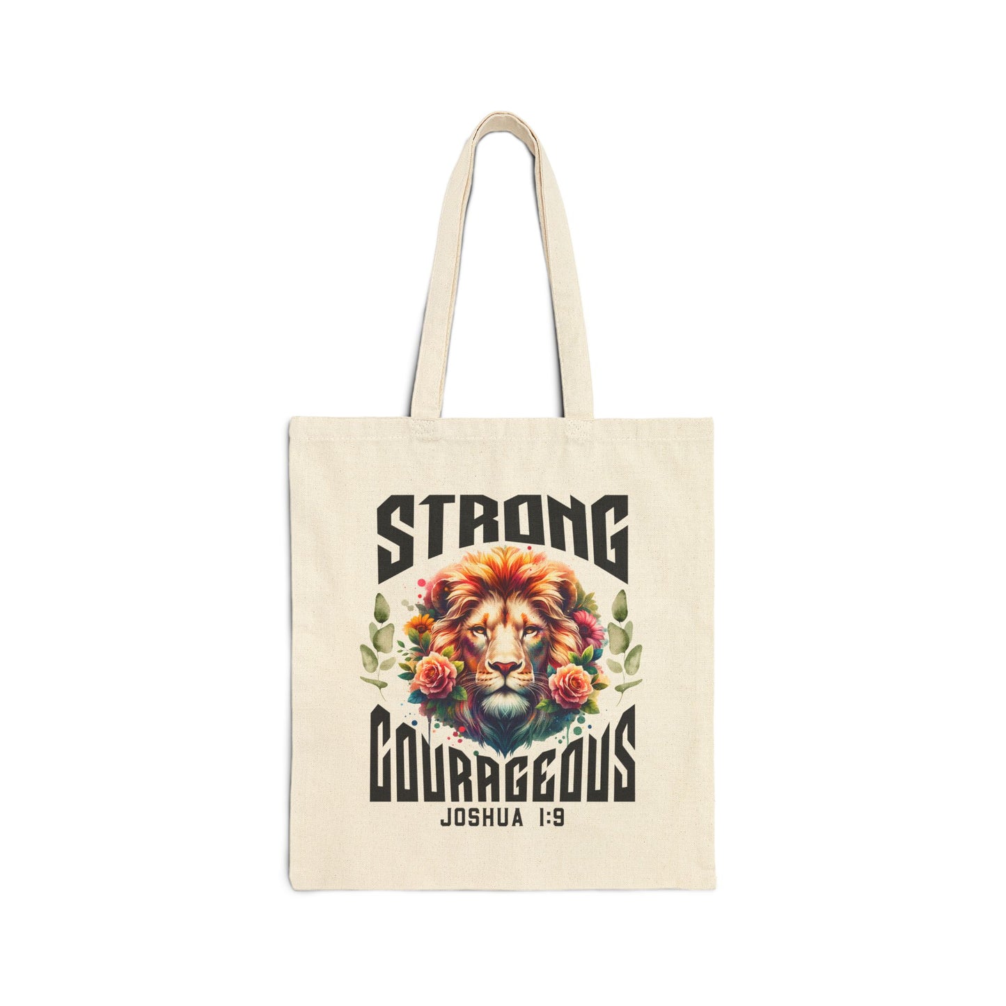 Strong & Couragous Tote Bag