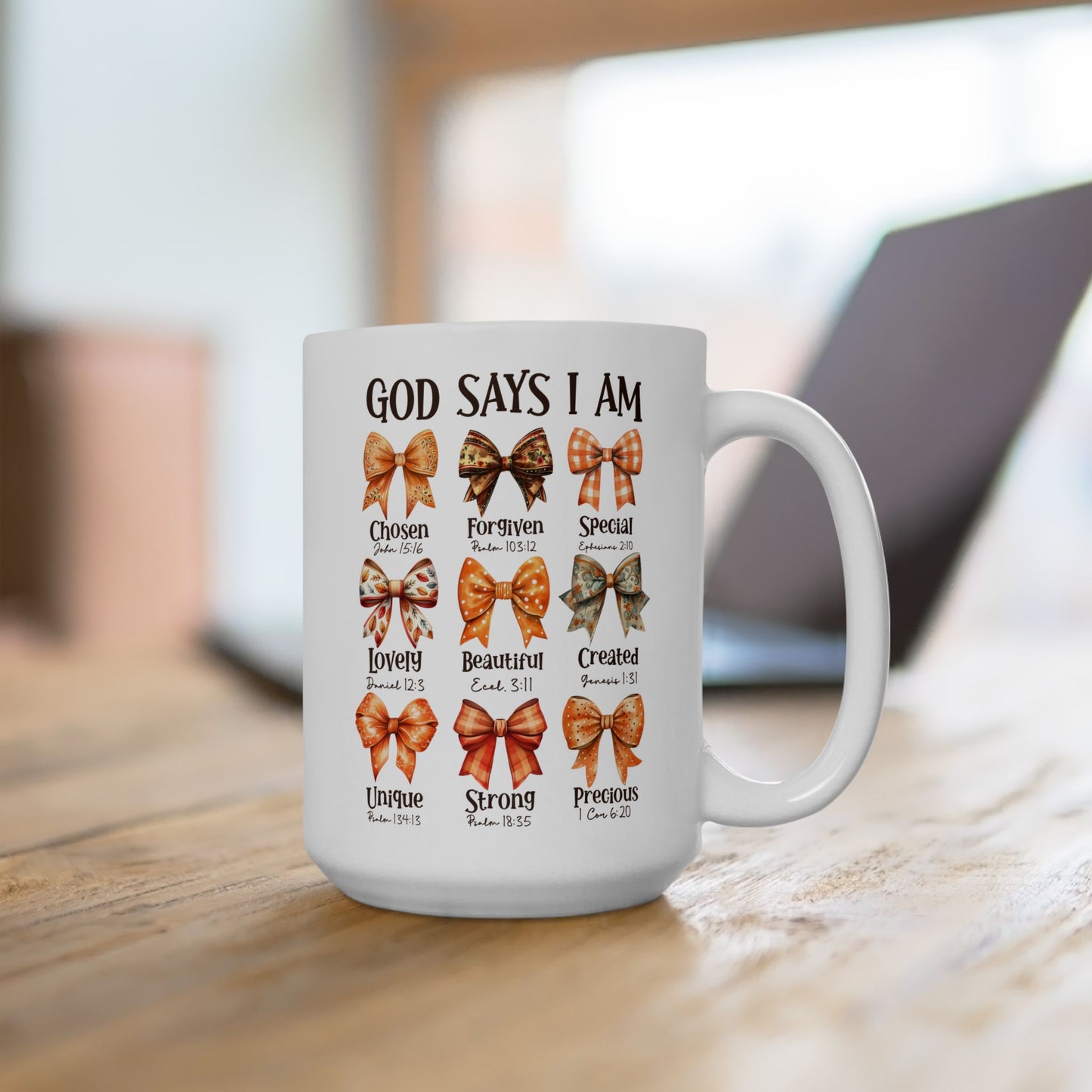 God Says I Am Coffee Mug- 15oz