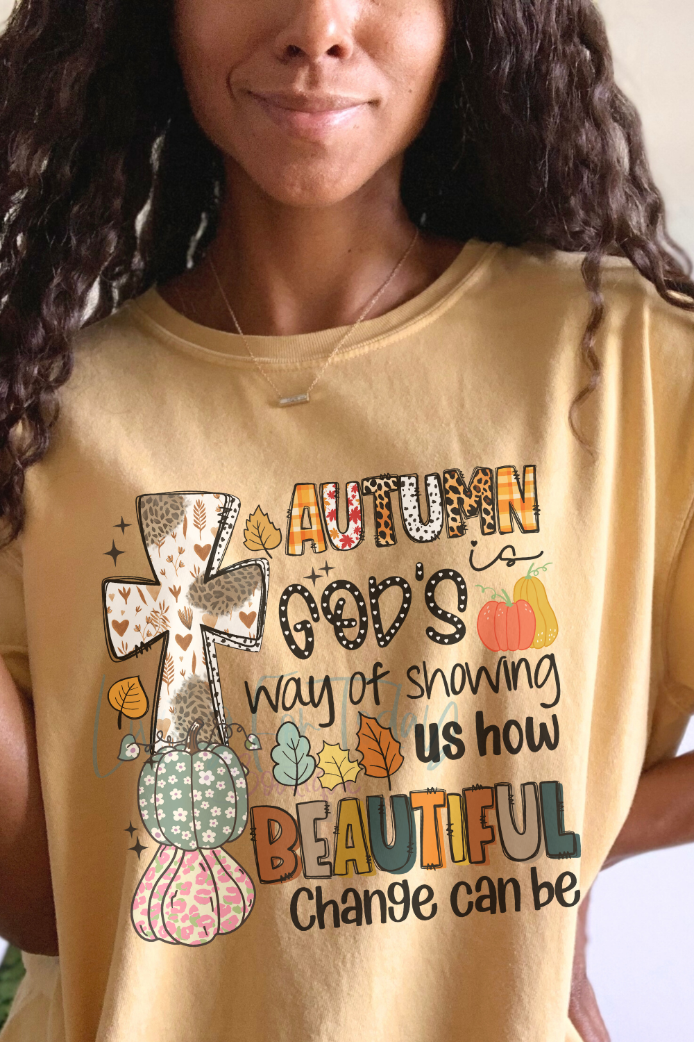 Comfort Color Autumn is Gods Way of Showing Us Beauty TShirt