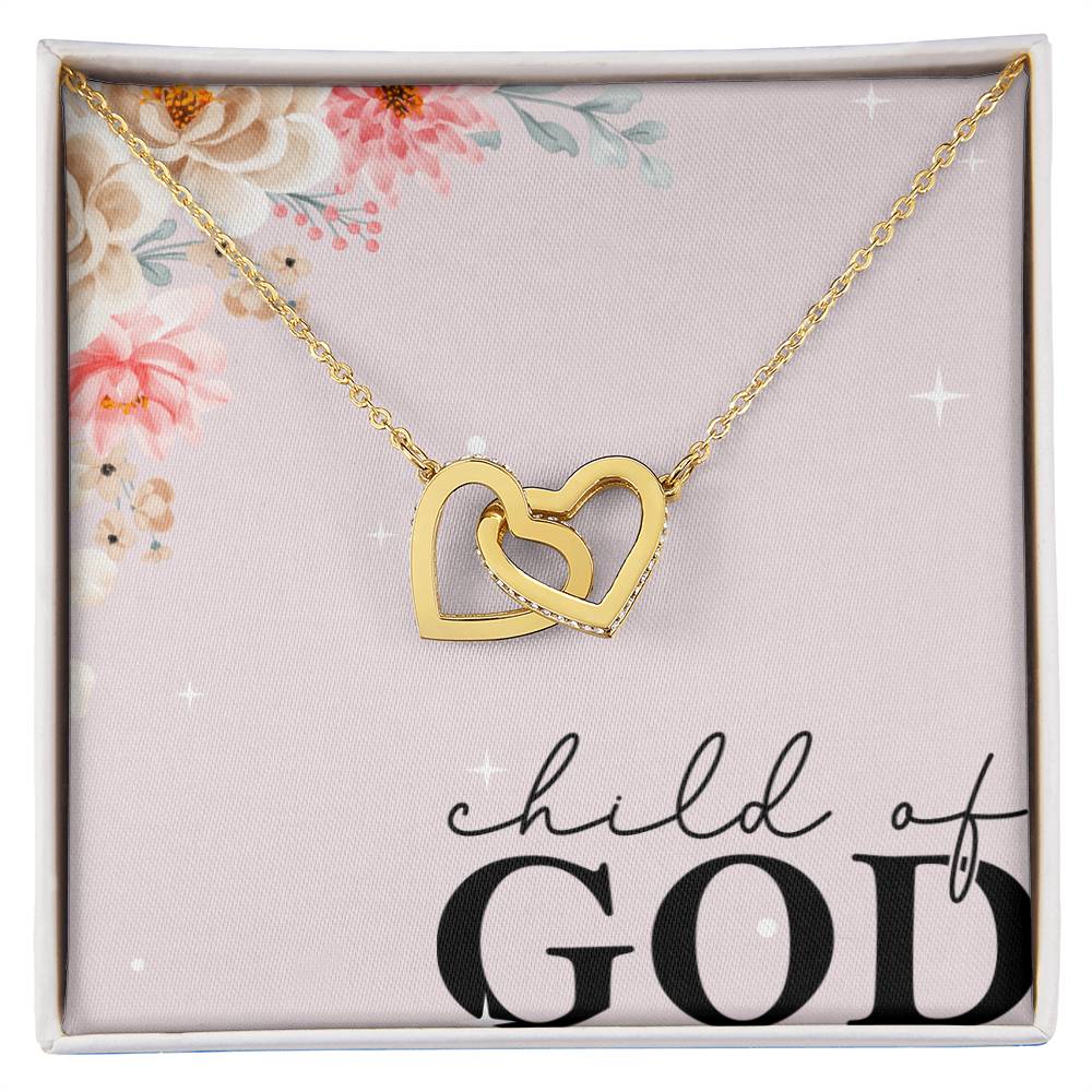 Child of God interlocking Heart Necklace