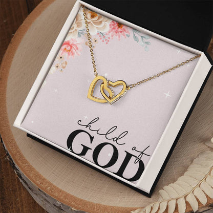 Child of God interlocking Heart Necklace