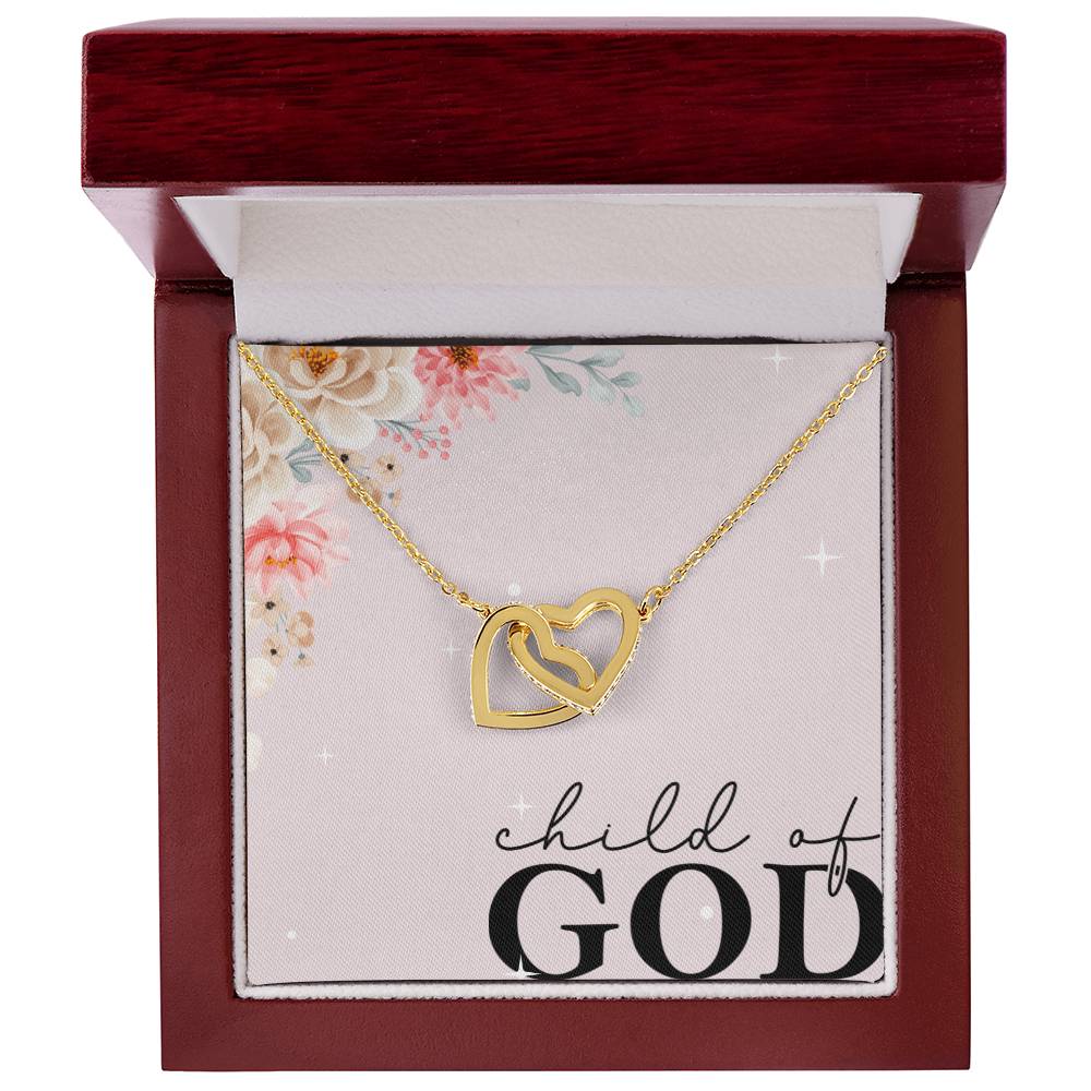 Child of God interlocking Heart Necklace