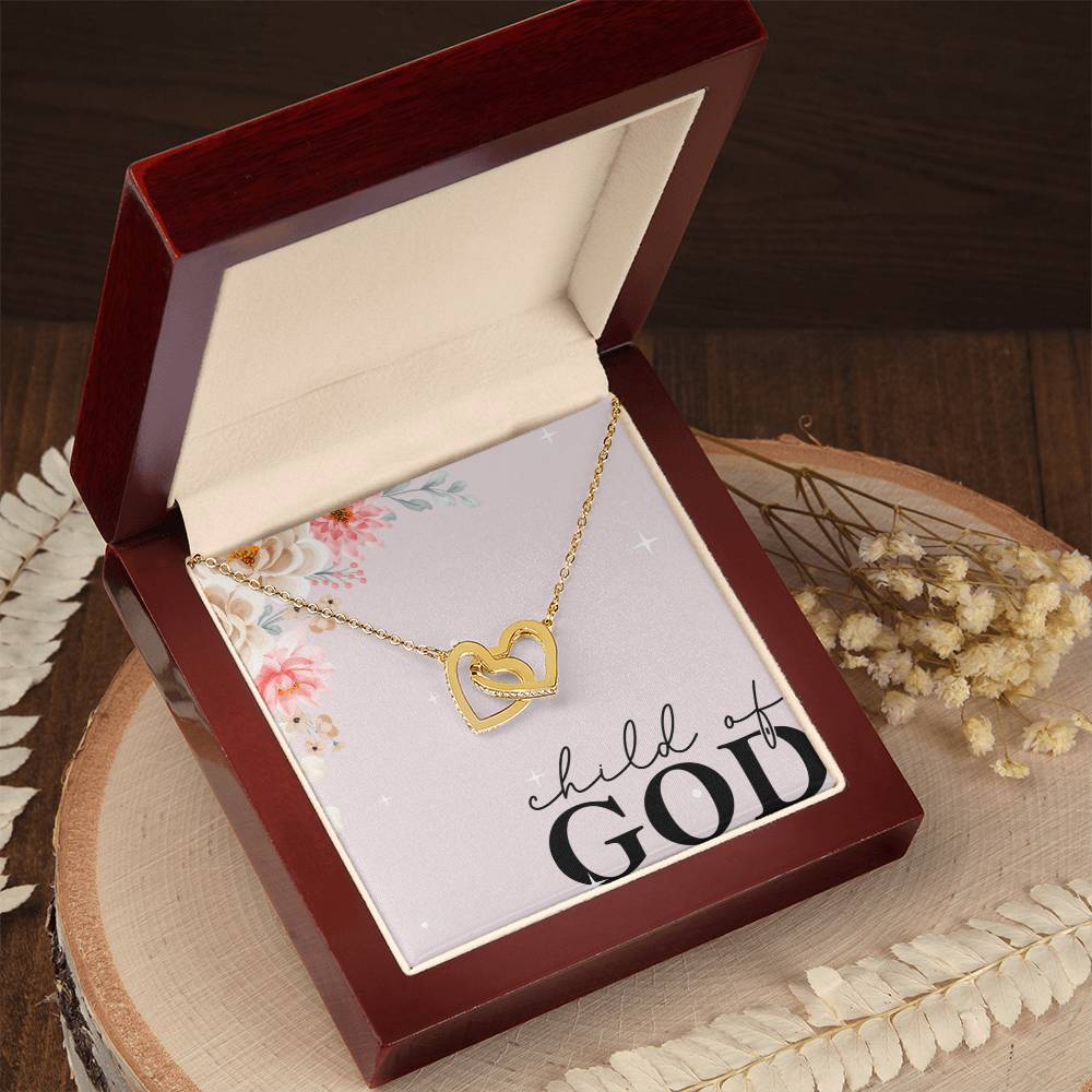 Child of God interlocking Heart Necklace