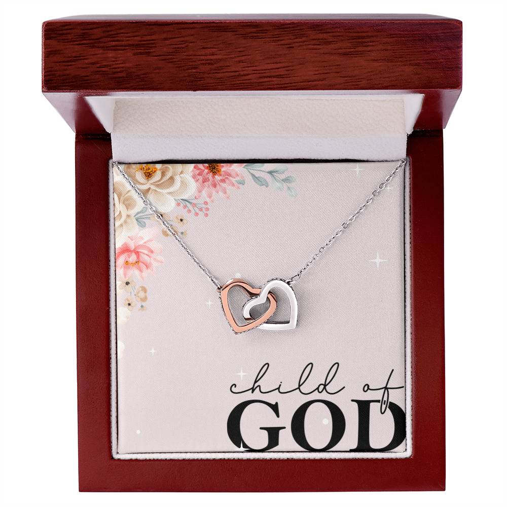 Child of God interlocking Heart Necklace