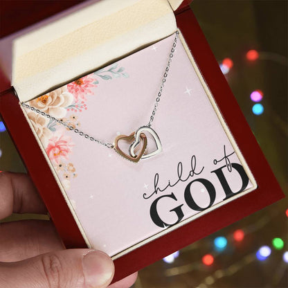 Child of God interlocking Heart Necklace