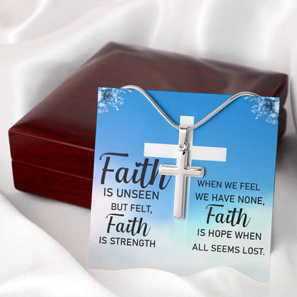 Have Faith Cross Necklace