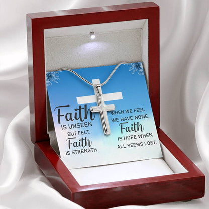 Have Faith Cross Necklace