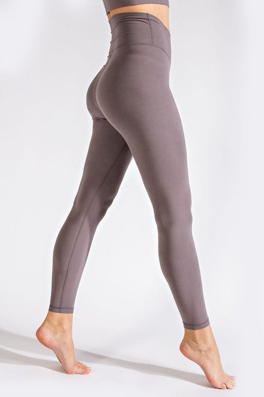 PLUS SIZE V WAIST FULL LENGTH LEGGINGS