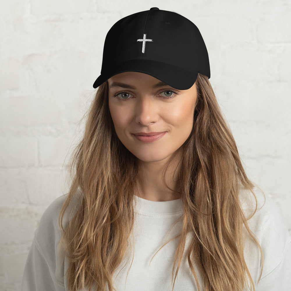 Embroided Cross Hat