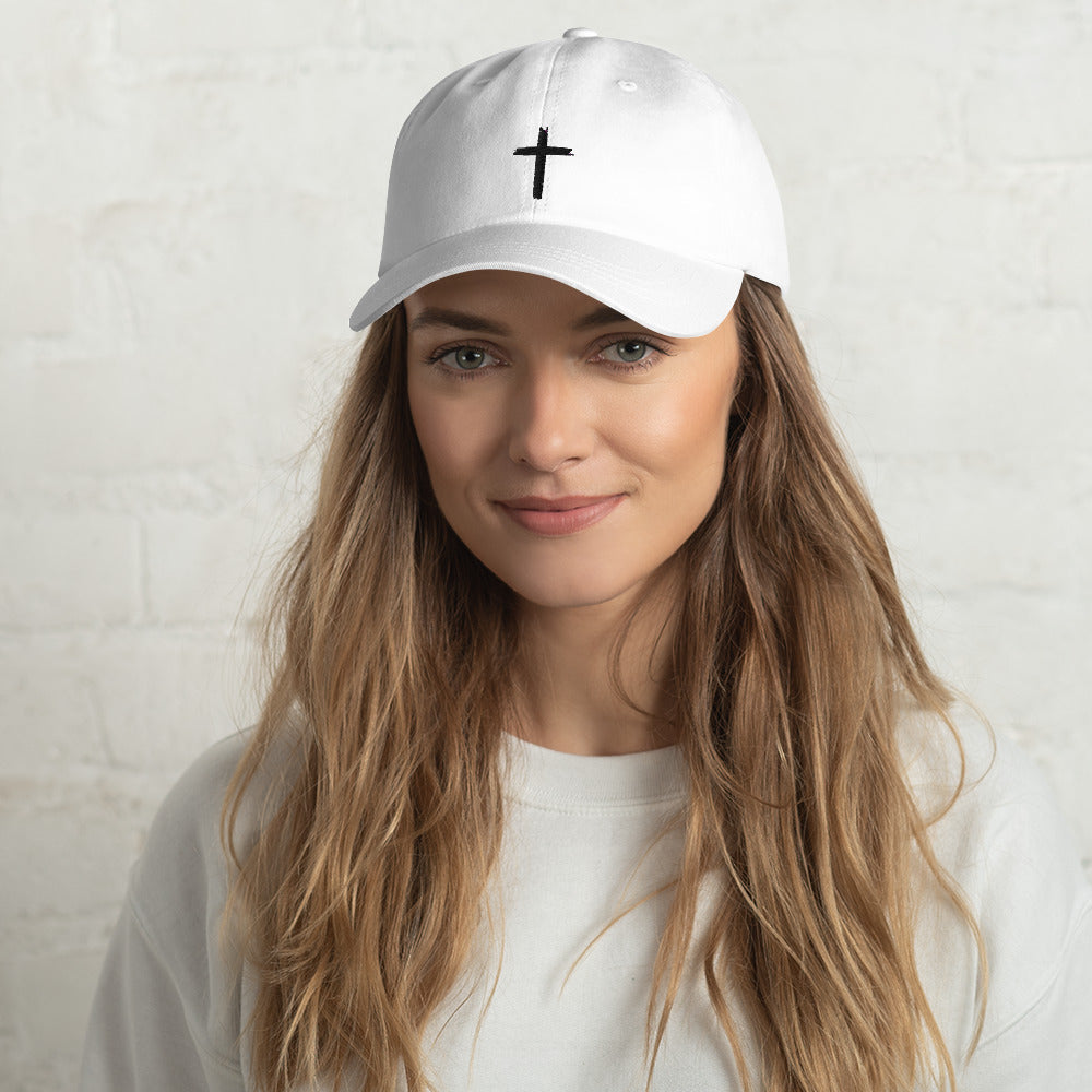 Embroided Cross Hat