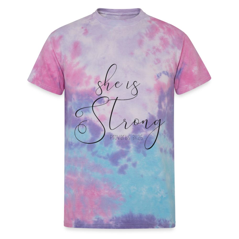She Is Strong Tie Dye T Shirt