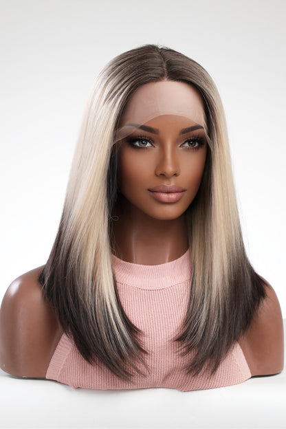 13*2" Lace Front Wigs Synthetic Long Straight 16" 150% Density