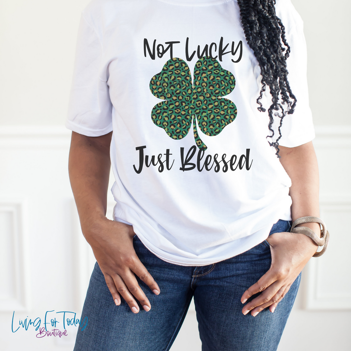 Not Lucky Just Blessed Graphic Tee