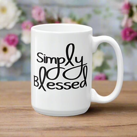 Simply Blessed Coffee Mug