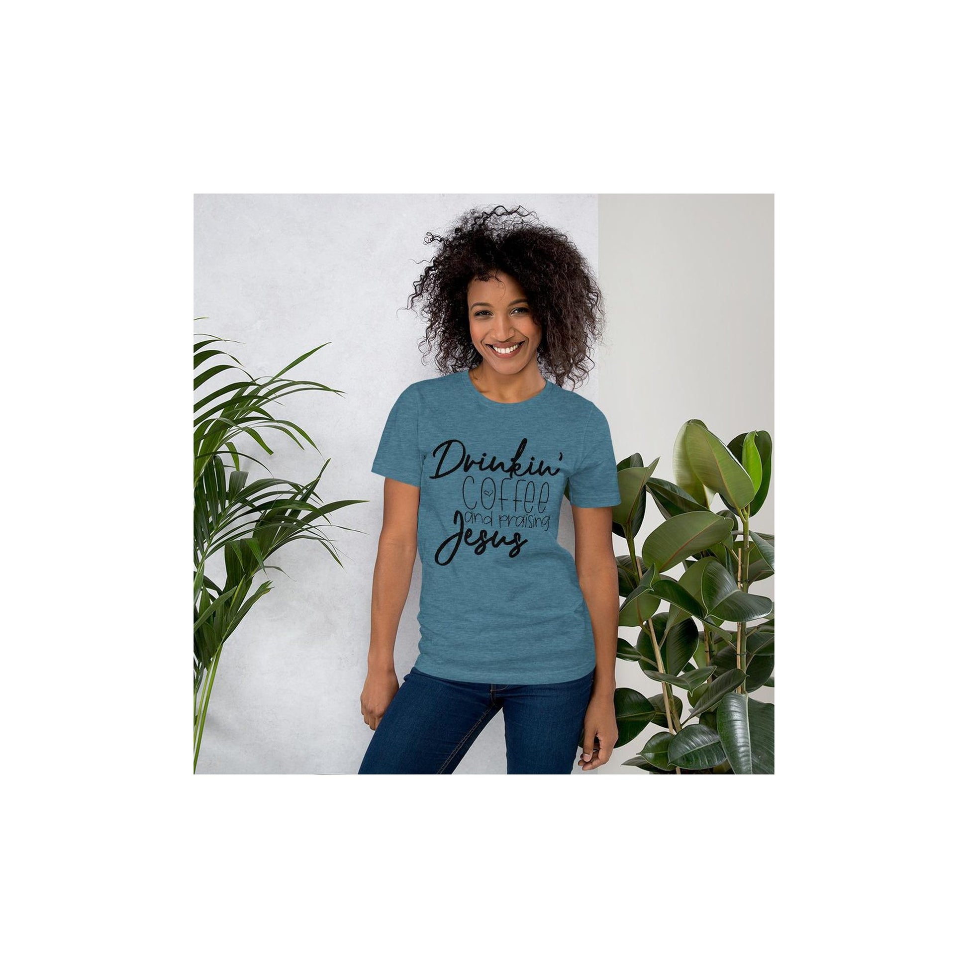 Drinkin’ Coffee And Praising Jesus Shirt