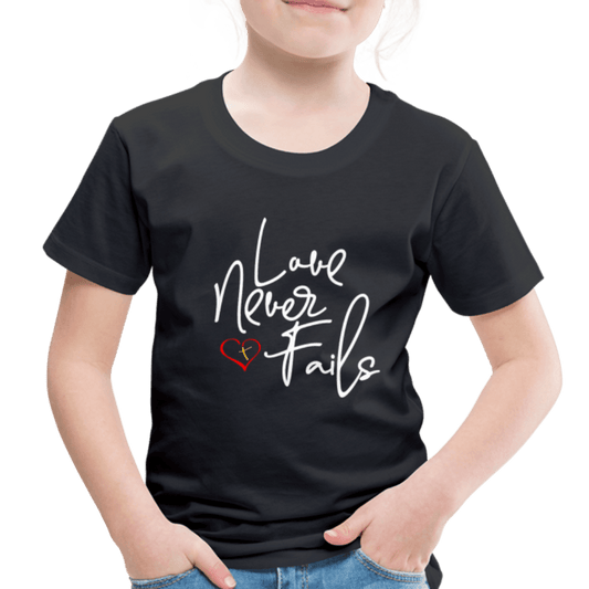 Love Never Fails Toddler Shirt