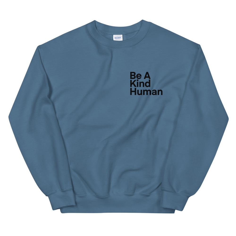 Pocket Be A Kind Human Sweatshirt, Unisex Sweatshirt